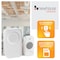 Newhouse Hardware Wireless Door Chime Kit with Remote, 150 ft. Operating Range, Push Button, 32 Chimes, White WCMP - alternate 6